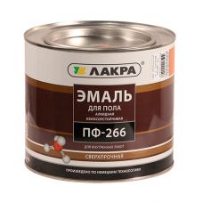 Эмаль ПФ 266 Лакра  Крас-кор 1 кг купить Егорьевск