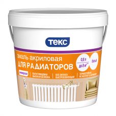 Эмаль Teks акриловая для радиаторов Универсал п\гл 0.8л, белый купить Егорьевск