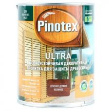 Пропитка Pinotex Ultra, № 07 махагон (красное дерево), 3 л купить Егорьевск