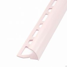 Профиль ПВХ: раскладка под плитку 7 - 8 мм светло розовый наружная 2.5 м купить Егорьевск