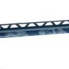 Профиль ПВХ: раскладка под плитку 7 - 8 мм Мрамор голубой внутренняя 2.5 м