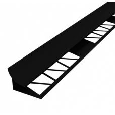 Профиль ПВХ: раскладка под плитку 7 - 8 мм черная внутренняя 2.5 м купить Егорьевск