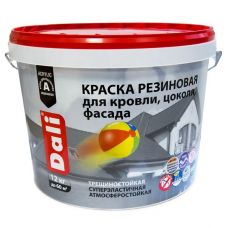 Краска резиновая ДАЛИ 12кг черная купить Егорьевск