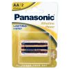 Батарейка щелочная PANASONIC LR6 (AA) Alkaline 1.5В бл2