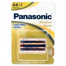 Батарейка щелочная PANASONIC LR6 (AA) Alkaline 1.5В бл/2 купить Егорьевск