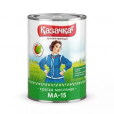Краска Казачка, Сурик МА-15, масляная, универсальная, глянцевая, 0.9 кг купить Егорьевск