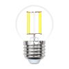Лампа светодиод. LED - C45-5WWW 27 СL  форма  шар  теплый  белый
