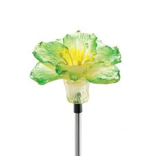 Фонарь садовый ЧУДЕСНЫЙ САД 650-G  Цветок  зеленый светодиодный на солнечных батареях купить Егорьевск