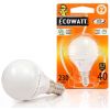 Лампа светодиодная ECOWATT P45 230В 4.7(40)W 2700K E14 (миньон) теплый белый свет, шарик