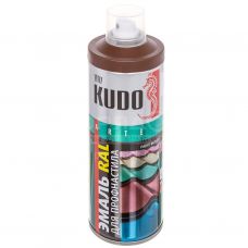 Краска аэрозоль для металлочерепицы KUDO KU-08017-R шоколадно-коричневый 520мл купить Егорьевск