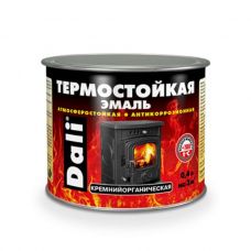 Эмаль термостойкая ДАЛИ 0.4л черная  купить Егорьевск