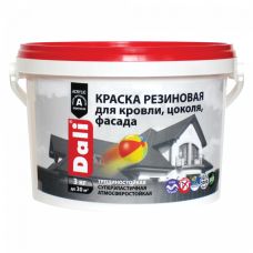 Краска резиновая ДАЛИ 3кг  терракотовая купить Егорьевск