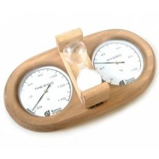 Термометр с песочными часами для бани и сауны (Б.Ш.) 18036 (18028) купить Егорьевск