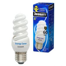 Лампа энергосб. ECOWATT M-FSP  11 840 E27 холодный белый свет, витая компакт. люм. купить Егорьевск