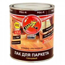 Лак  Поли-Р  паркетный  полуматовый  0,75 л купить Егорьевск